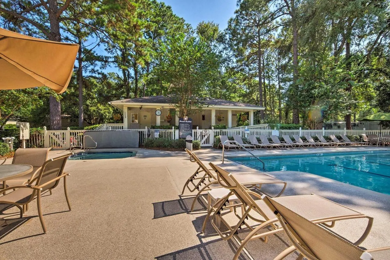 Hilton Head Condo Pool Deck Access, Walk To Beach Hilton Head Island 0*,